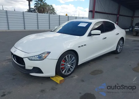 2015 Maserati Ghibli z USA, uszkodzony, nr VIN ZAM57XSA7F1146054